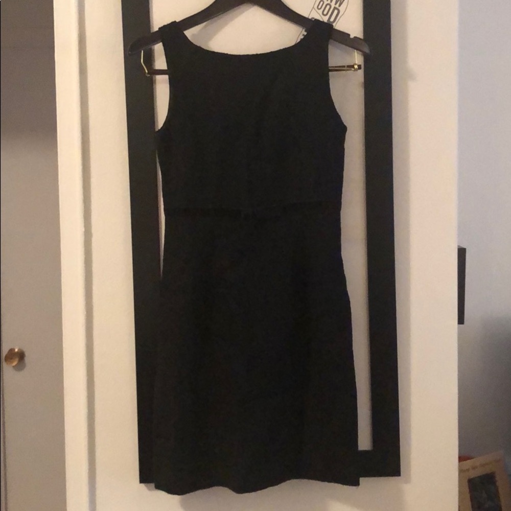 Gap black dress with velvet bow - Size 1